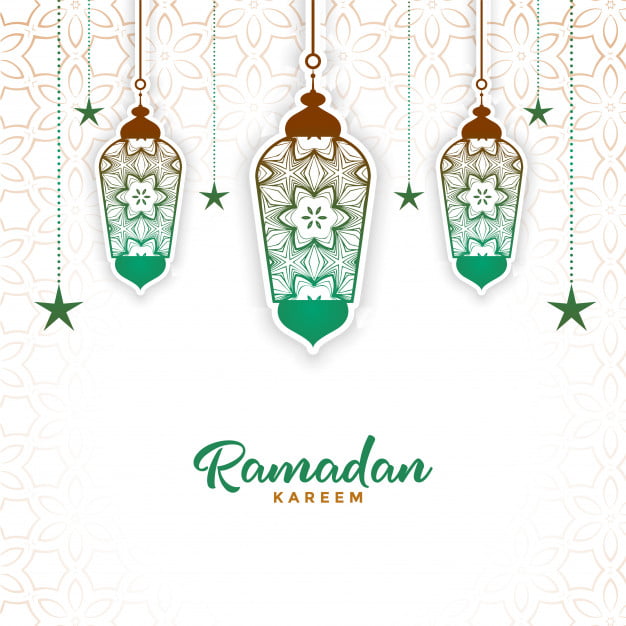 islamic decorative lamp ramadan kareem background 1017 23876