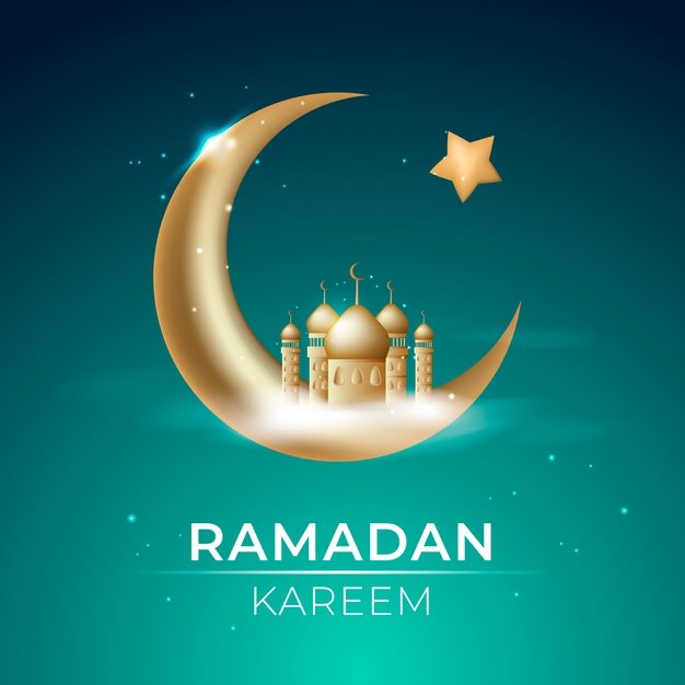 realistic ramadan kareem with city moon 23 2148481038